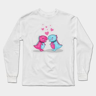 Little Dino Crush Long Sleeve T-Shirt